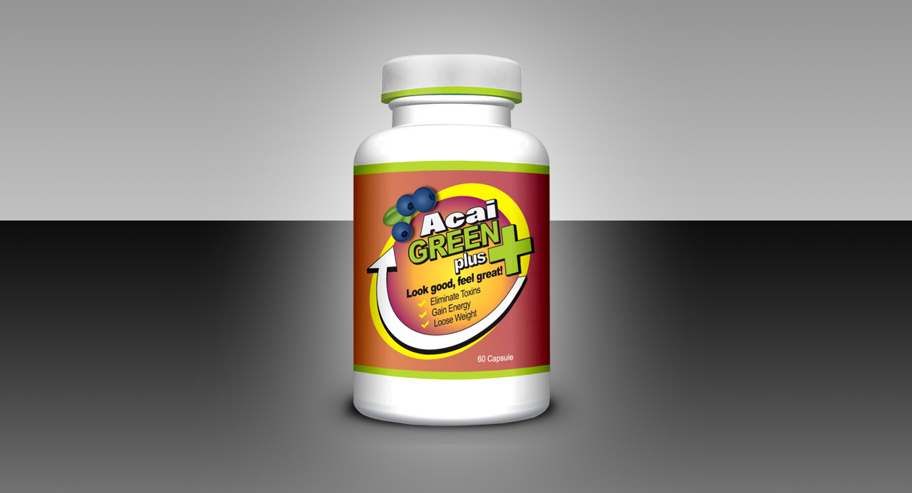 Acai Green Label Design
